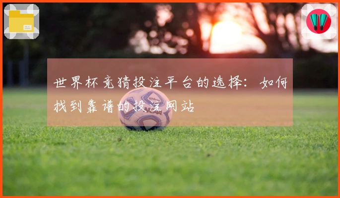 世界杯竞猜投注平台的选择：如何找到靠谱的投注网站